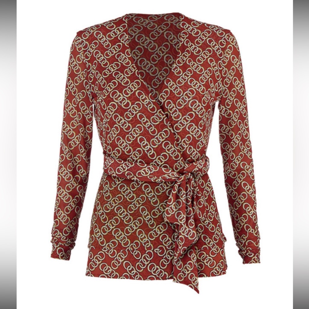 Cabi Ringleader Wrap Top